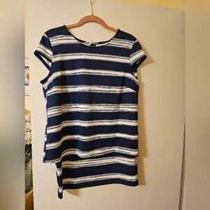 Skirt Set (Navy/white) - Size Large